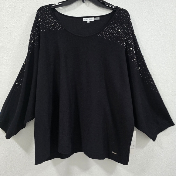Calvin Klein Sweaters - Calvin Klein Black Sweater Plus Size XXXL